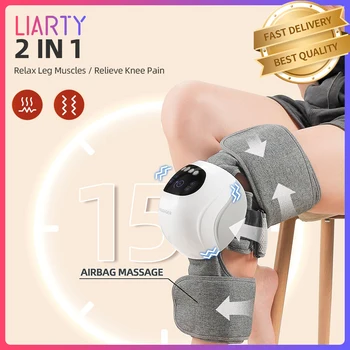3D Kelio Massager Infraraudonųjų spindulių Šildymo 360° oro Pagalvė Minkymo Sumažinti Kelio Sąnario Skausmą 3 pavarų Karšto Suspausti Mikro vibracija Massager
