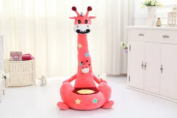 [Juokingi] Labai mielas animacinių filmų minkštas gyvūnų fox Sofa-lova, kėdės medvilnės įdaryti pliušinis žaislas Includ kūdikių fox lėlės ir Suaugęs, ir vaikas gali sėdėti