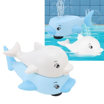 Kūdikių Vonia purškiamo Vandens Žaislas su Muzika, Šviesos Delfinų Formos Įvadinis Automatinis purškiamo Vandens Žaislas